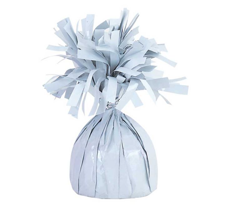 White Foil Balloon Weight